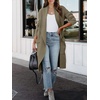 image:imageANRABESS Womens Long Cardigan Sweater 2026 Fall Fashion Casual Oversized Knit Open Front Coatigan Jacket Coat OutfitsKhaki Brown