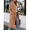 image:imageANRABESS Womens Long Cardigan Sweater 2026 Fall Fashion Casual Oversized Knit Open Front Coatigan Jacket Coat OutfitsKhaki Pink