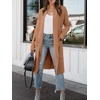 image:imageANRABESS Womens Long Cardigan Sweater 2026 Fall Fashion Casual Oversized Knit Open Front Coatigan Jacket Coat OutfitsKhaki Pink