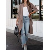 image:imageANRABESS Womens Long Cardigan Sweater 2026 Fall Fashion Casual Oversized Knit Open Front Coatigan Jacket Coat OutfitsNutmeg