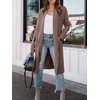 image:imageANRABESS Womens Long Cardigan Sweater 2026 Fall Fashion Casual Oversized Knit Open Front Coatigan Jacket Coat OutfitsNutmeg