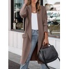 image:imageANRABESS Womens Long Cardigan Sweater 2026 Fall Fashion Casual Oversized Knit Open Front Coatigan Jacket Coat OutfitsNutmeg