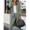 image:imageANRABESS Womens Long Cardigan Sweater 2026 Fall Fashion Casual Oversized Knit Open Front Coatigan Jacket Coat OutfitsOlive