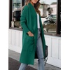 image:imageANRABESS Womens Long Cardigan Sweater 2026 Fall Fashion Casual Oversized Knit Open Front Coatigan Jacket Coat OutfitsOpal Green
