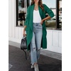 image:imageANRABESS Womens Long Cardigan Sweater 2026 Fall Fashion Casual Oversized Knit Open Front Coatigan Jacket Coat OutfitsOpal Green