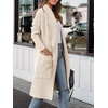 image:imageANRABESS Womens Long Cardigan Sweater 2026 Fall Fashion Casual Oversized Knit Open Front Coatigan Jacket Coat OutfitsParchment