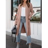 image:imageANRABESS Womens Long Cardigan Sweater 2026 Fall Fashion Casual Oversized Knit Open Front Coatigan Jacket Coat OutfitsPeach Khaki