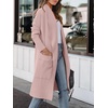 image:imageANRABESS Womens Long Cardigan Sweater 2026 Fall Fashion Casual Oversized Knit Open Front Coatigan Jacket Coat OutfitsPink