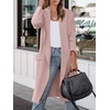 image:imageANRABESS Womens Long Cardigan Sweater 2026 Fall Fashion Casual Oversized Knit Open Front Coatigan Jacket Coat OutfitsPink