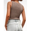 image:imageANRABESS Womens Summer V Neck Tank Tops Sleeveless Sweaters  Scalloped Knit Shirts Soft Wool Blend Slim Fit Cute Casual Going Out Outfits Work Beach Resort Wear Fall Layer ClothingCoffee