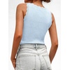 image:imageANRABESS Womens Summer V Neck Tank Tops Sleeveless Sweaters  Scalloped Knit Shirts Soft Wool Blend Slim Fit Cute Casual Going Out Outfits Work Beach Resort Wear Fall Layer ClothingLight Blue