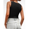 image:imageANRABESS Womens Summer V Neck Tank Tops Sleeveless Sweaters  Scalloped Knit Shirts Soft Wool Blend Slim Fit Cute Casual Going Out Outfits Work Beach Resort Wear Fall Layer ClothingBlack