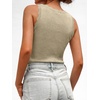 image:imageANRABESS Womens Summer V Neck Tank Tops Sleeveless Sweaters  Scalloped Knit Shirts Soft Wool Blend Slim Fit Cute Casual Going Out Outfits Work Beach Resort Wear Fall Layer ClothingAlmond
