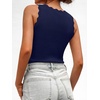image:imageANRABESS Womens Summer V Neck Tank Tops Sleeveless Sweaters  Scalloped Knit Shirts Soft Wool Blend Slim Fit Cute Casual Going Out Outfits Work Beach Resort Wear Fall Layer ClothingNavy Blue