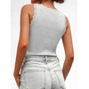 image:imageANRABESS Womens Summer V Neck Tank Tops Sleeveless Sweaters  Scalloped Knit Shirts Soft Wool Blend Slim Fit Cute Casual Going Out Outfits Work Beach Resort Wear Fall Layer ClothingLight Grey
